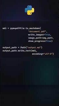 PDF to Markdown With Embedded Images in Python