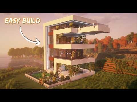 Minecraft: How to Build a High-End Modern Villa (Step by Step Tutorial)