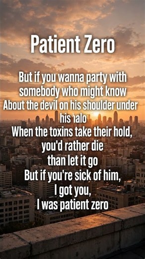 Patient Zero Lyrics | Taylor Swift |