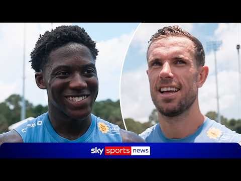 "England can win the World Cup" | Kobbie Mainoo & Jordan Henderson react to first training session