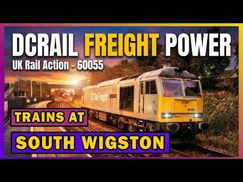 STEAM TRAINS, FREIGHT TRAINS and SPECIALS At South Wigston (December 2025)