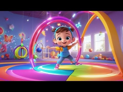 Toy Parallel Bars Go Flip Flip Flip | Nursery Rhyme | Baby Music | Toddler Learning Son
