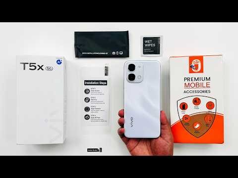 Vivo T5x 5G Tempered Glass Unboxing - Installation & Brutal Drop Test