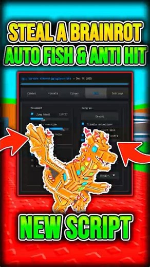 NEW Steal a Brainrot SCRIPT Hack Gui Keyless [INSTANT STEAL, DESYNC, INVISIBLE, FLOAT & MORE!]