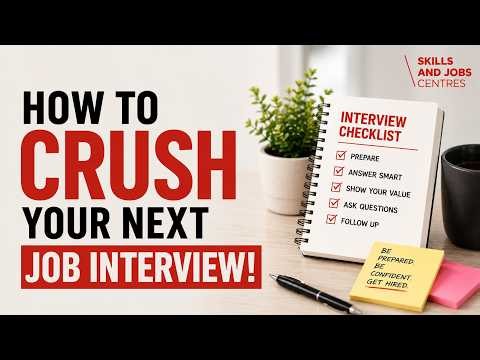 How to crush your next job interview!