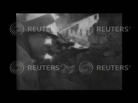 1943 RUSSIAN FEDERATION: Pictures from besieged city of Stalingrad show heroic defence.