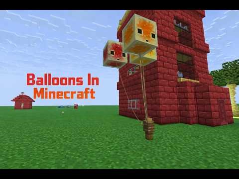 Balloons In Minecraft NO MODS