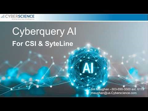 Cyberquery AI for CSI and Syteline