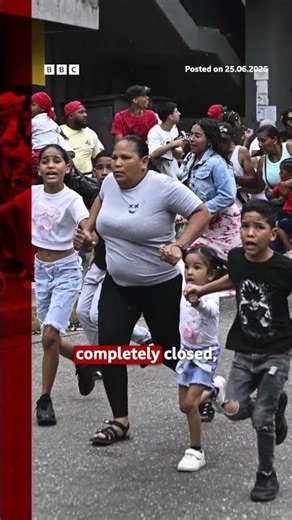 BBC reporter describes extensive damage after Venezuela earthquakes. #BBCNews