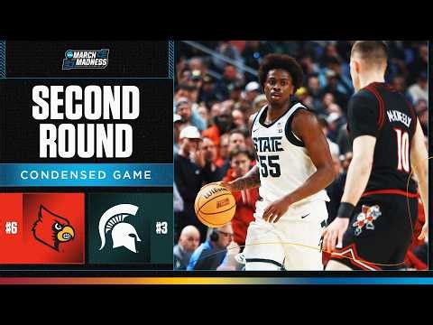 Michigan State vs. Louisville - Second round NCAA tournament extended highlights