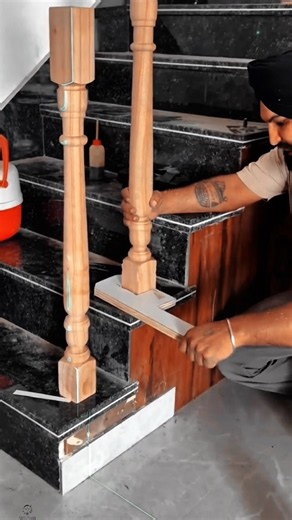 Stair Railing Installation Work Tool Using Laser Level #worktool