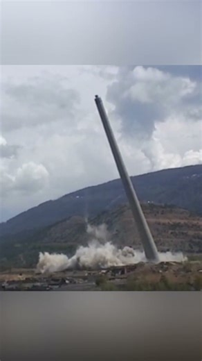 Kellogg Idaho Smelt Tower Demolition May 26, 1996 #history