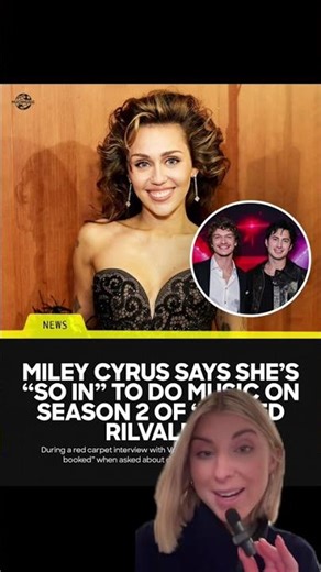 MILEY CYRUS IS "SO IN" TO DO MUSIC FOR SEASON 2 OF 'HEATED RIVALRY'