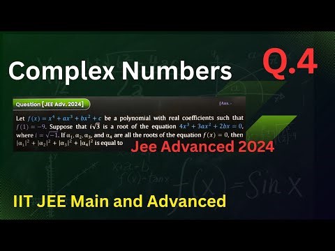 JEE advanced pyq | complex numbers | question practice | IIT JEE Main and Advanced Mathematics