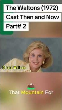 Michael Learned (Olivia Walton) Then & Now 😳 What Happened After 50 Years #thewaltons #thenandnow