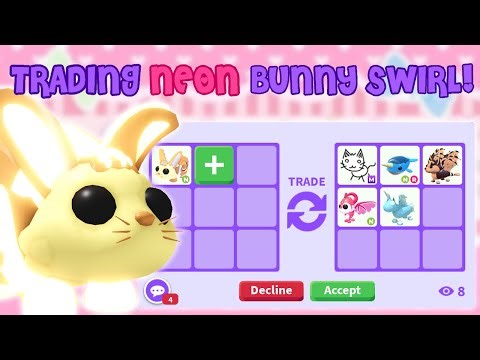 Trading NEON Bunny Swirl! | Roblox Adopt Me Christmas 2025 | Riivv3r