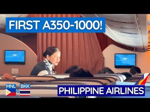 Flying PHILIPPINE AIRLINES First Ever Airbus A350-1000! | Manila to Bangkok TRIP REPORT
