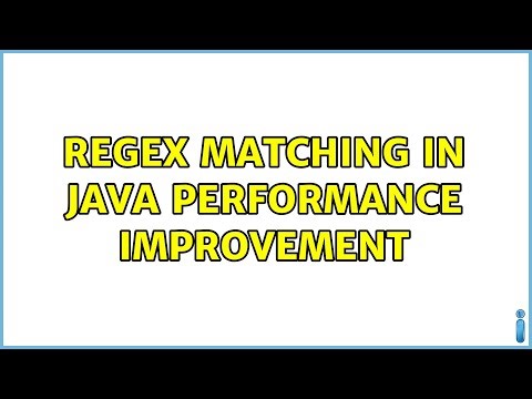 Regex Matching in Java Performance Improvement
