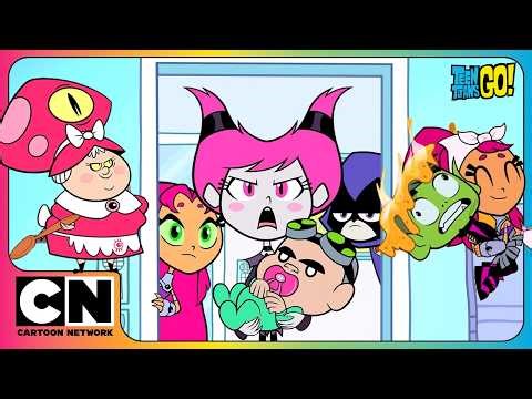 Teen Titans Go! | Who Is the BEST MOM Ever? 💐 Mother’s Day Special ft Mother Mae-Eye 🥧🍪