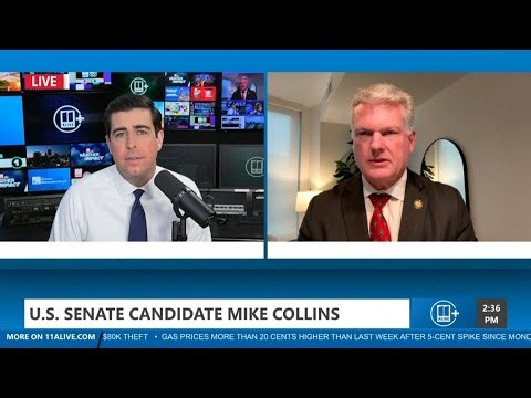 Mike Collins outlines U.S. Senate campaign | Full interview