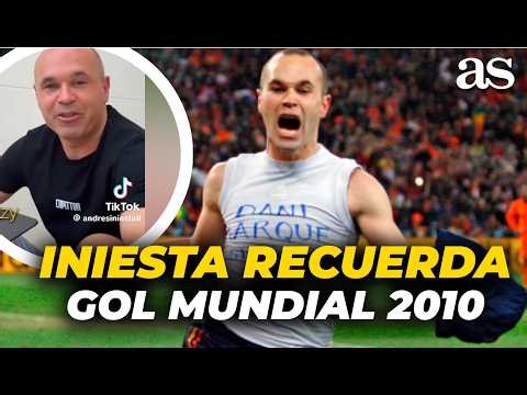 ANDRÉS INIESTA recuerda su GOL que dio a ESPAÑA el MUNDIAL de 2010