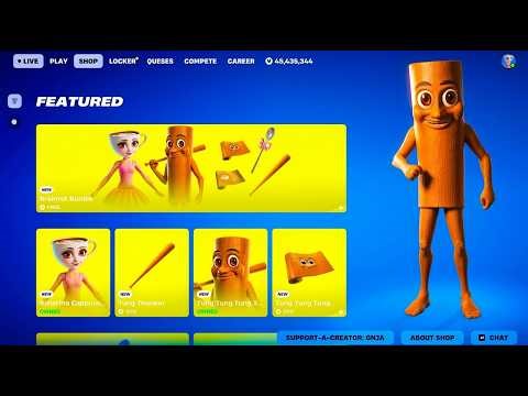 *NEW* FORTNITE ITEM SHOP! (BRAINROT)