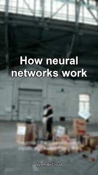 How neural networks work