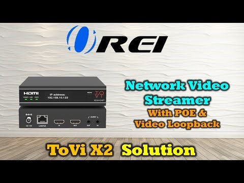 4K Network Video Streamer IPTV Livestream Unicast MultiCast Encoder