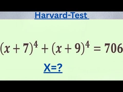 Only 10% Students Solve This Algebra Math Olympiad Question 