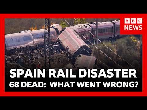 Spain rail disaster: 68 dead after “inexplicable” instruction to train driver | BBC News