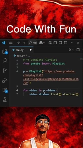 How to download Complete YouTube playlist Using Python? #coder #programming #python