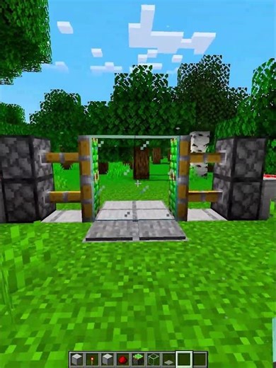 Minecraft Automatic Door💀