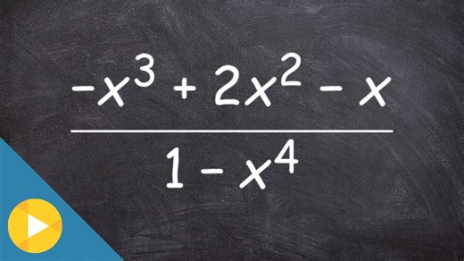 How to simplify a rational expression with exponents to higher powers