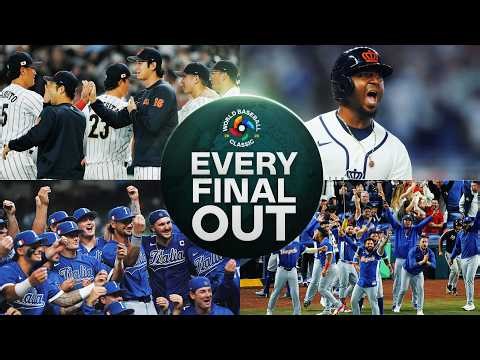 EVERY FINAL OUT (and play!) from EVERY 2026 World Baseball Classic game! 💪