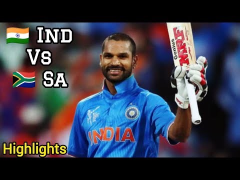 Shikhar Dhawan's Classy Batting 🔥| India vs South Africa Odi World Cup 2015 Match Highlights.