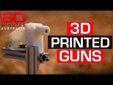 3D printers used to create guns | 60 Minutes Australia