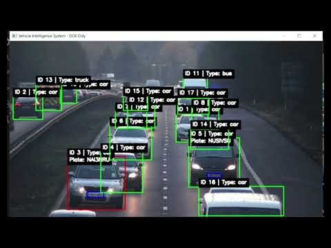 Real-Time Vehicle Detection & License Plate Recognition System (AI + OCR + Tracking)