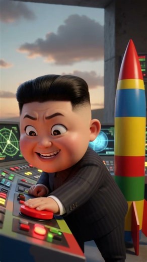 Kim Jong Un Waiting for War Like… 😂 Political Cartoon Satire