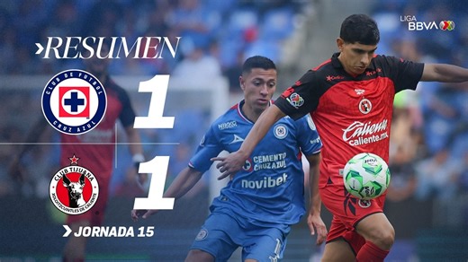 CRUZ AZUL 1-1 XOLOS | ¡Cementeros y Fronterizos no pasan del empate en Puebla! | Con México C26 J15