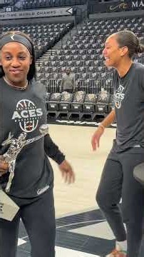 The moment A’ja Wilson learned she was officially a 5x @Kia WNBA Most Valuable Player.