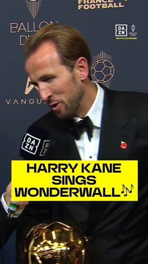 🎶 HARRY KANE SAID MAYYYBEEE ✨Not one shy away from live karaoke 😆 #ballondor