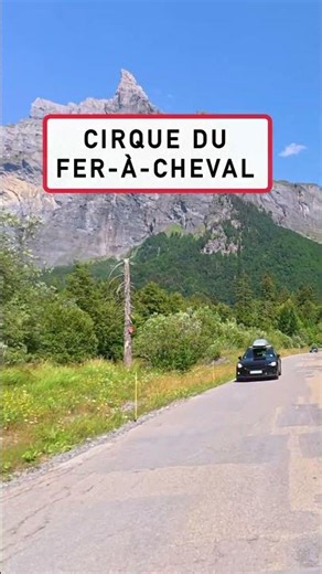 Driving in CIRQUE DU FER-À-CHEVAL 🇫🇷 | Cluses → Cirque du Fer-à-Cheval