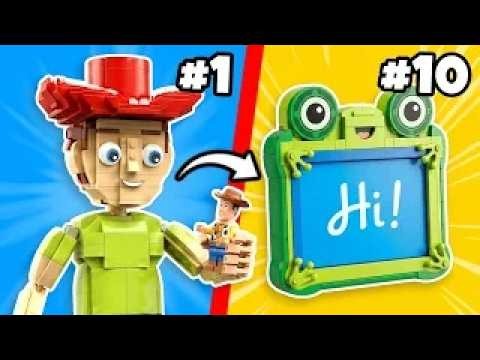 Building EVERY TOY STORY Character in LEGO...