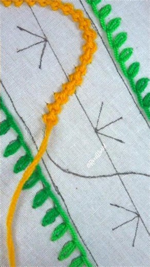 New overall floral border design hand embroidery🔥🔥