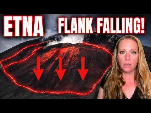 IT's COMING DOWN ! NEW CRACK and Vertical Displacement ! Etna's flank is SLIDING DOWN