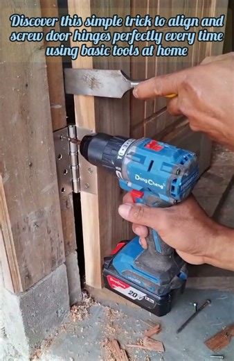 Easy Smart Trick For Quick Door Hinge Installation