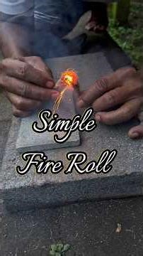 Making fire with coconut fiber #primitivefirelighting #bushcraft