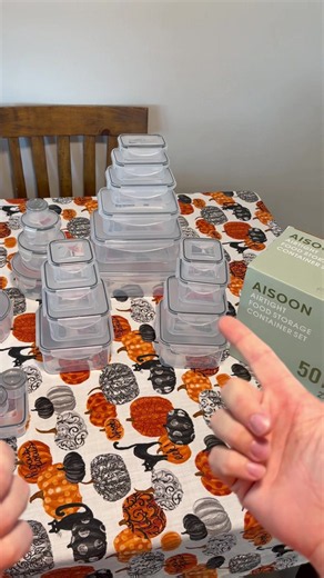 AISOON 40-Piece Rectangular Plastic Kitchen Food Storage Set (20 Bases 20 Lids) - 4-Latch Airtight Anti-Leak, Food-Grade Polypropylene, Sturdy, Reusable Meal Prep Containers, Microwave & Dishwasher Safe Kitchen Gadgets for Storage Fruit, Produce, Storag. #FoodStorage #MealPrep #KitchenOrganization #HomeOrganization #MealPrepContainers