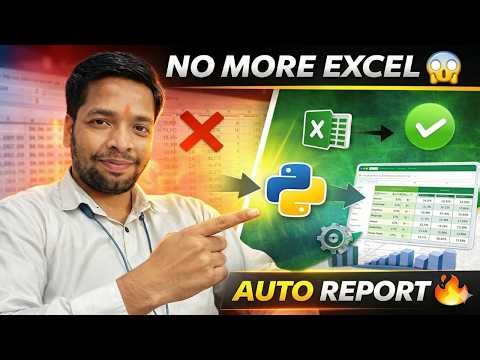 SAP Excel Automation using Python 🚀 Auto Report + Pivot Table