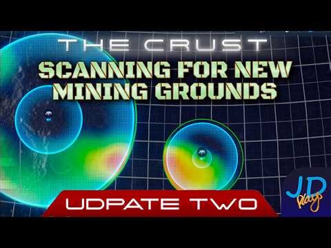 Scanning for Surface Mining 🌕 The Crust Update 2 🚀 Ep11 👨‍🚀 Lets Play, Tutorial, Walkthrough